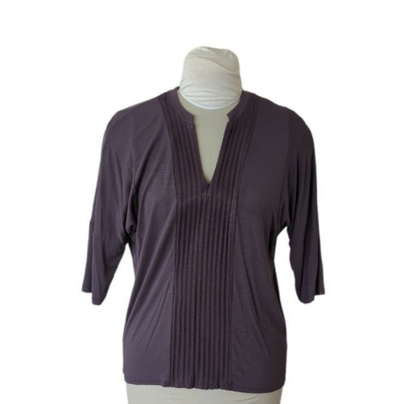 Anthropologie Dolan Left  Coast Pleat Line Top - Picture 2 of 8